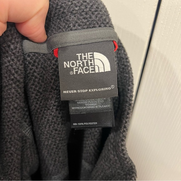 The North Face Texture Cap Rock Full-Zip Jacket Gray Mens Size Medium - Picture 5 of 7